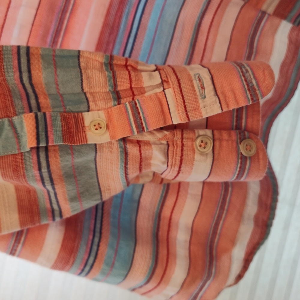 Talbots Multicolor Striped Top Women's Size XL - Picture 4 of 5